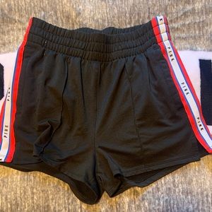 Womens small PINK track shorts